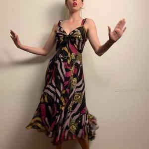 Diane Von Furstenberg Chiffon Party Dress